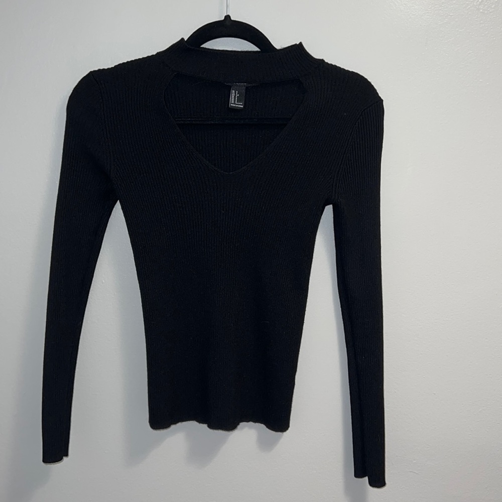 Mock neck sweater